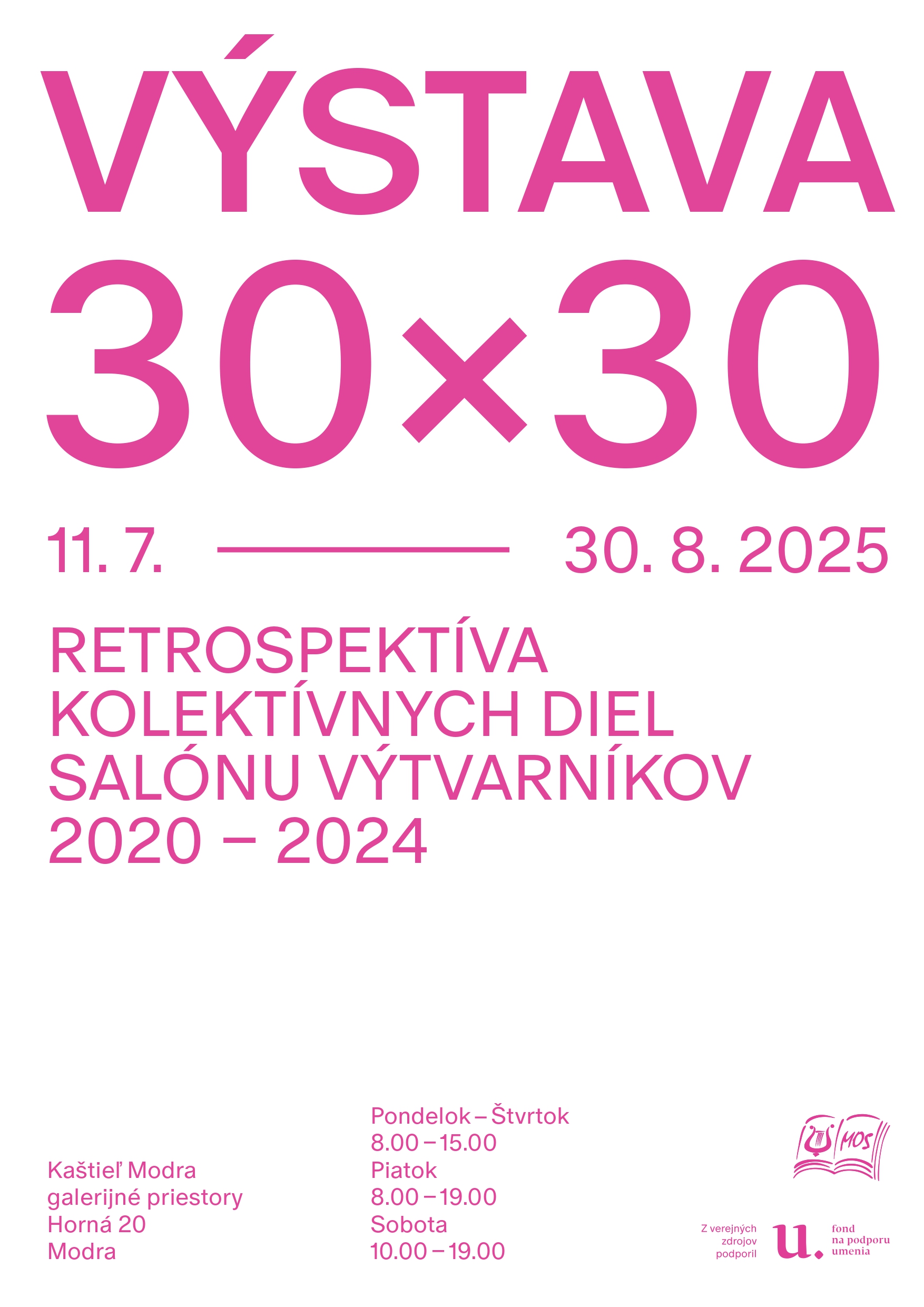 vystava -30-×-30.-retrospektiva-kolektivnych-diel-salonu-vytvarnikov-2020-–-2024