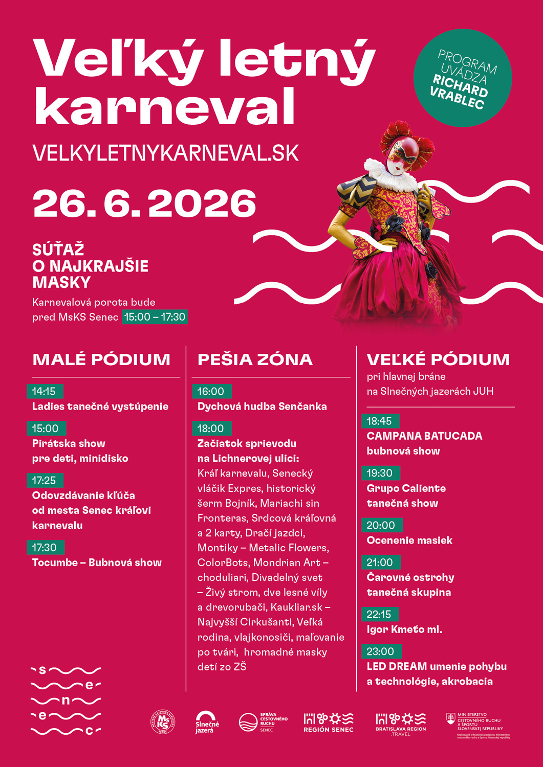 velky-letny-karneval-v-senci-prinesie-sprievod-masiek,-hudbu,-tanec-aj-program-pre-deti